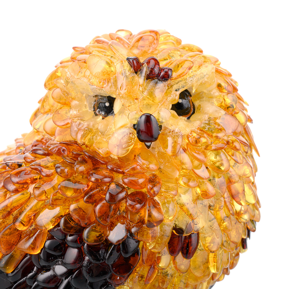 Скульптура из янтаря «Сова» - интернет магазин Русь Велика я фото 3