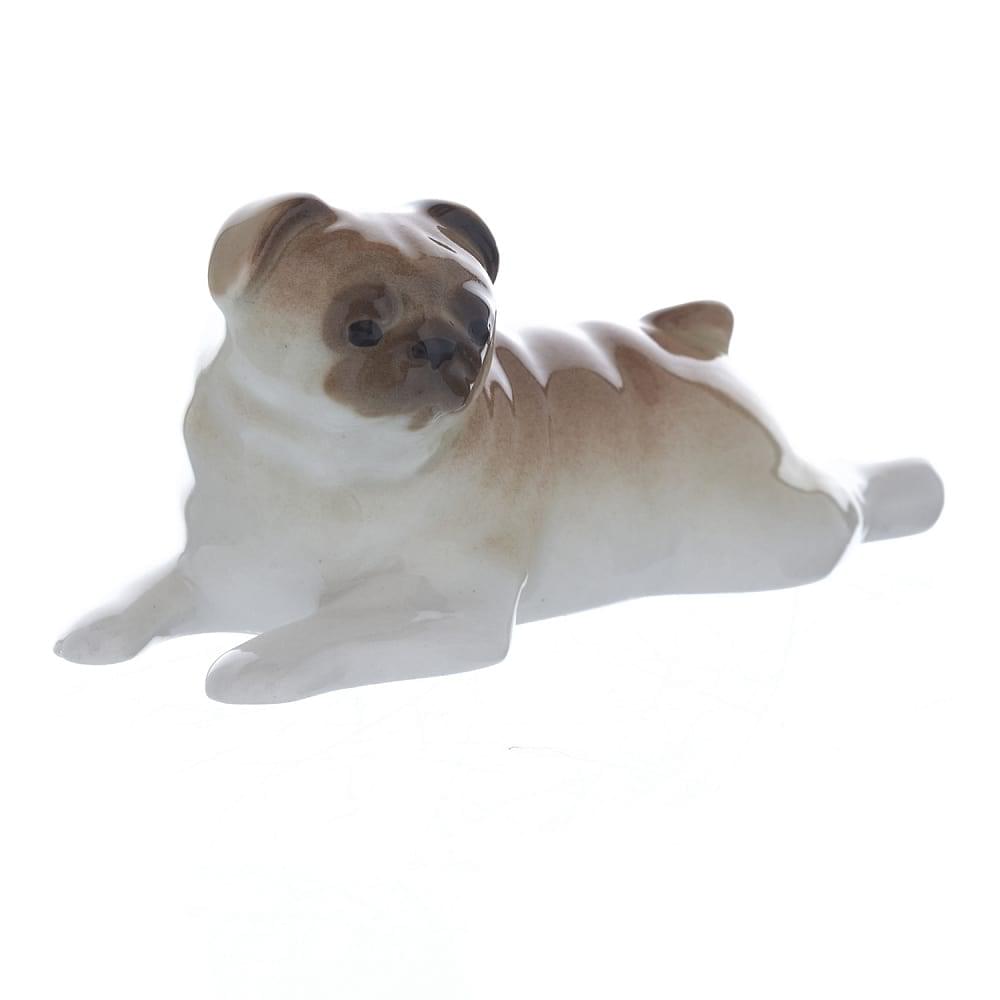 Статуэтка «Лежащий Мопс» - интернет магазин Русь Велика я фото 1