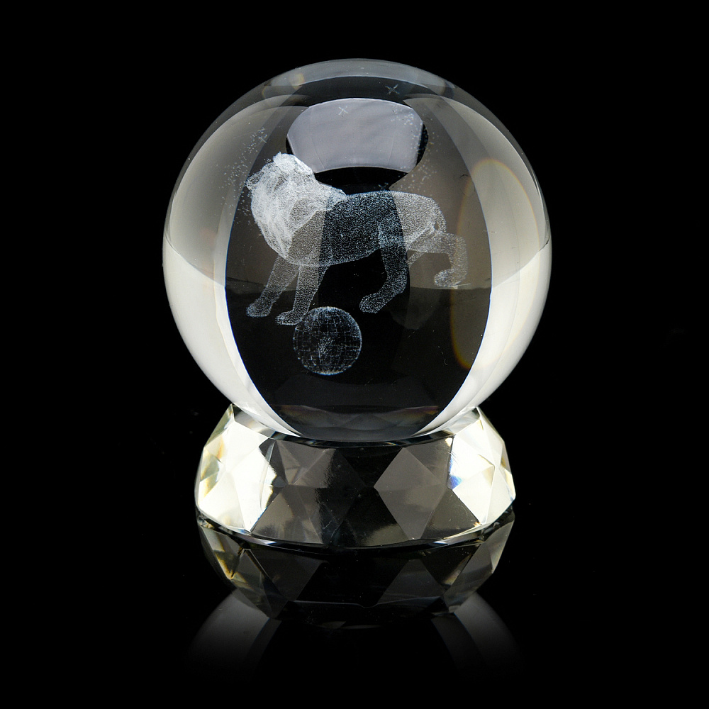 Лазерная графика. Статуэтка «Знак зодиака Лев» - интернет магазин Русь Велика я 