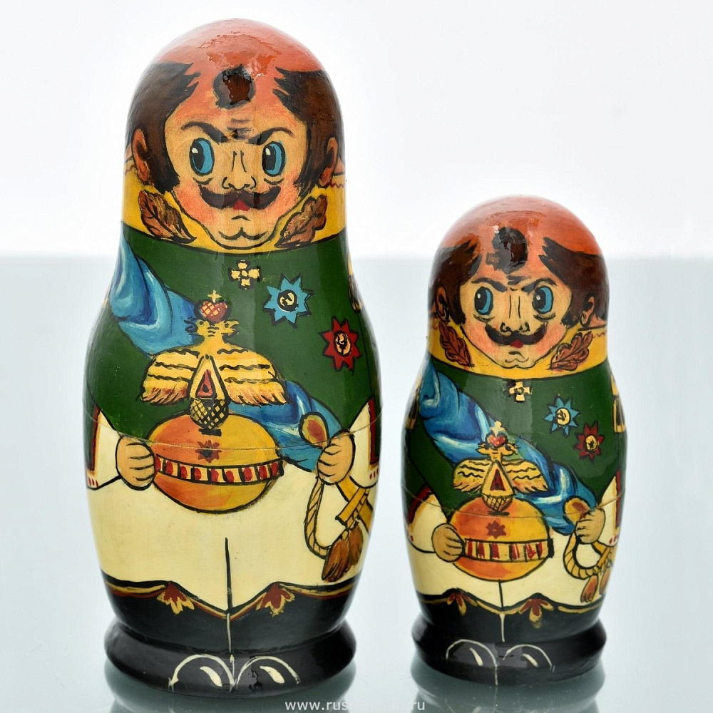 Матрешка «Сказ о Левше» 5 мест (в ассортименте) - интернет магазин Русь Велика я 