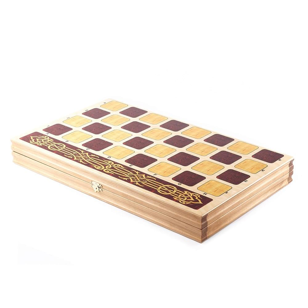 Шахматы деревянные «Битва при Ватерлоо» с фигурами из цинкового сплава 60х50 см - интернет магазин Русь Велика я фото 3