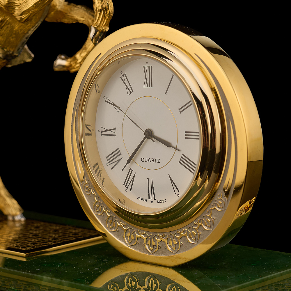 Лошадь Символ 2026 года. Шкатулка с часами «Конь». Златоуст - интернет магазин Русь Велика я фото 5