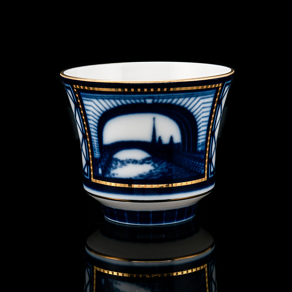 Чайная пара 220 мл «Эрмитажный мост». Форма Банкетная. ИФЗ - интернет магазин Русь Велика я фото 3