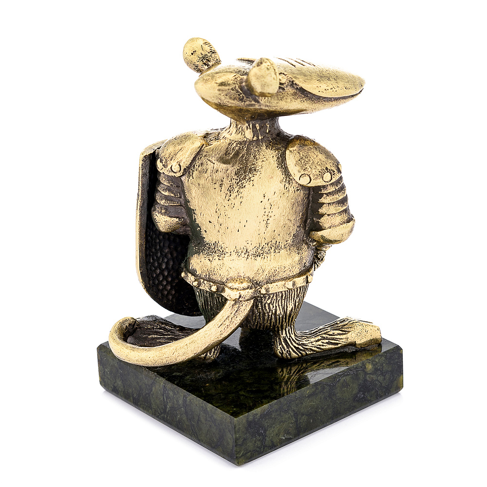 Бронзовая статуэтка «Крыса воин. Бизнес - это война!» - интернет магазин Русь Велика я фото 3