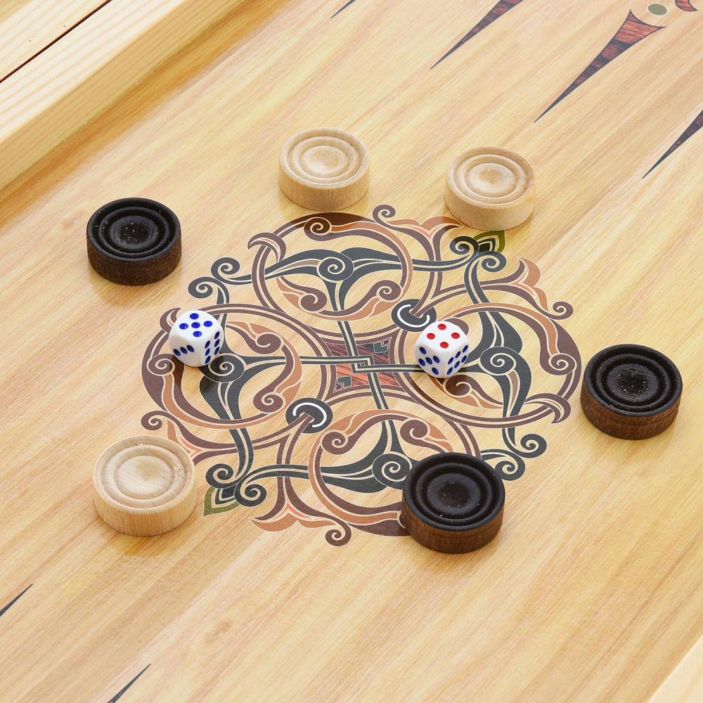 Нарды деревянные «Гусарские» 60х30 см - интернет магазин Русь Велика я фото 5