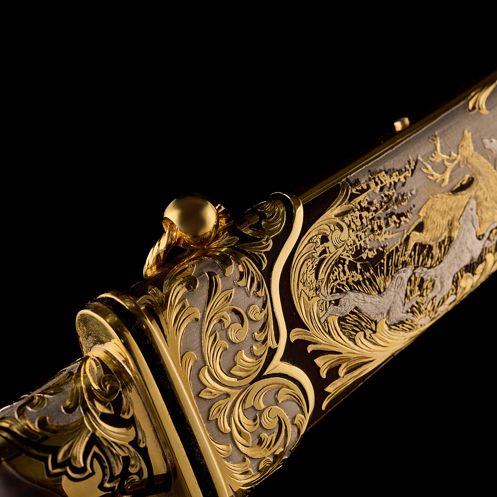 Нож сувенирный «Охота на оленя». Златоуст - интернет магазин Русь Велика я фото 9