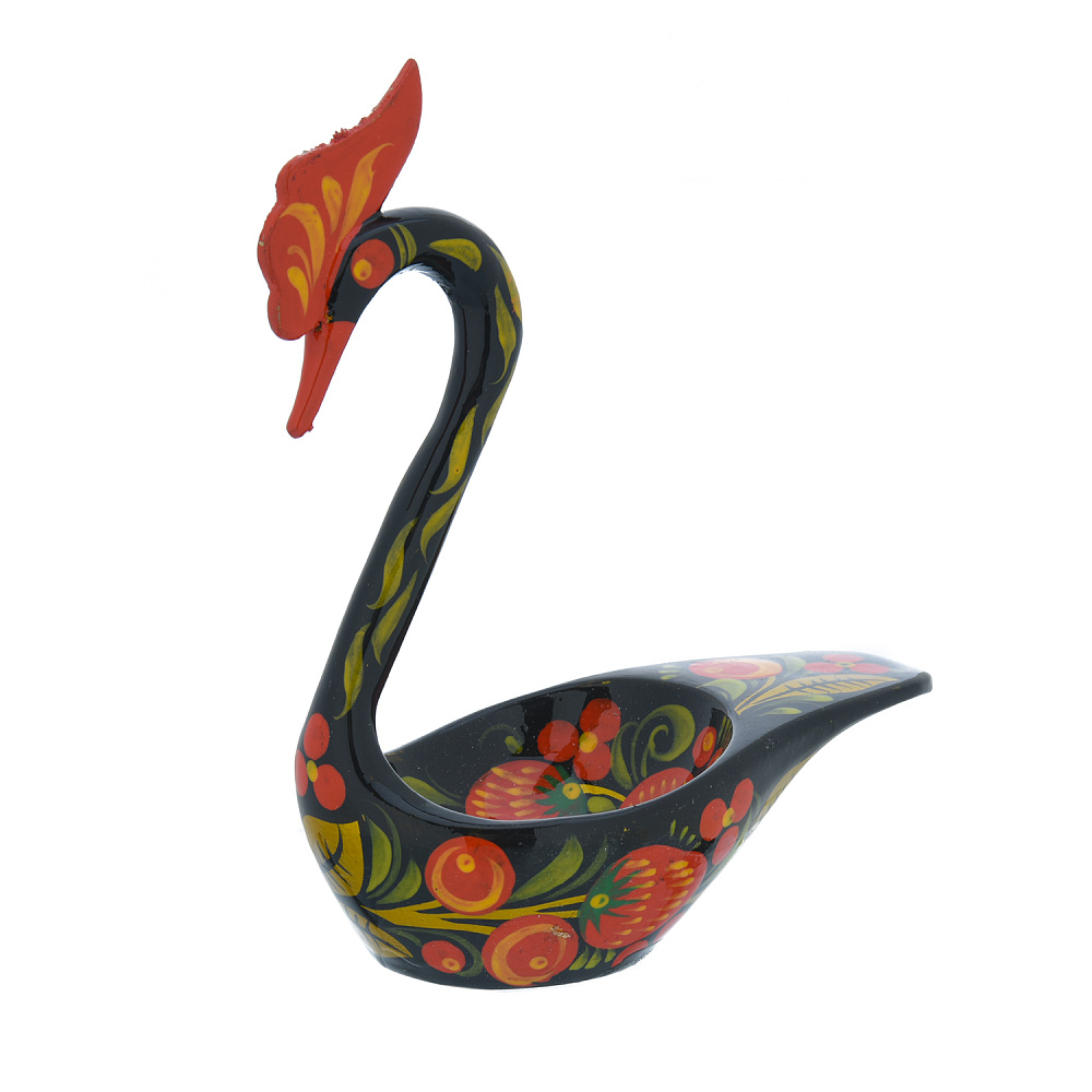 Братина «Лебедь». Хохлома - интернет магазин Русь Велика я фото 1