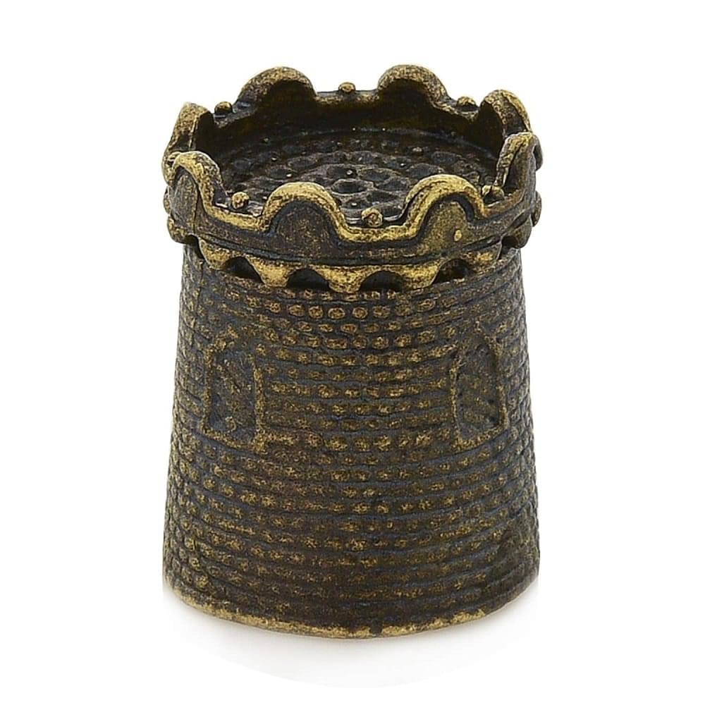 0029530 Бронза НАПЕРСТОК «ЗАМОК.БАШНЯ» 1,7*2см - интернет магазин Русь Велика я 