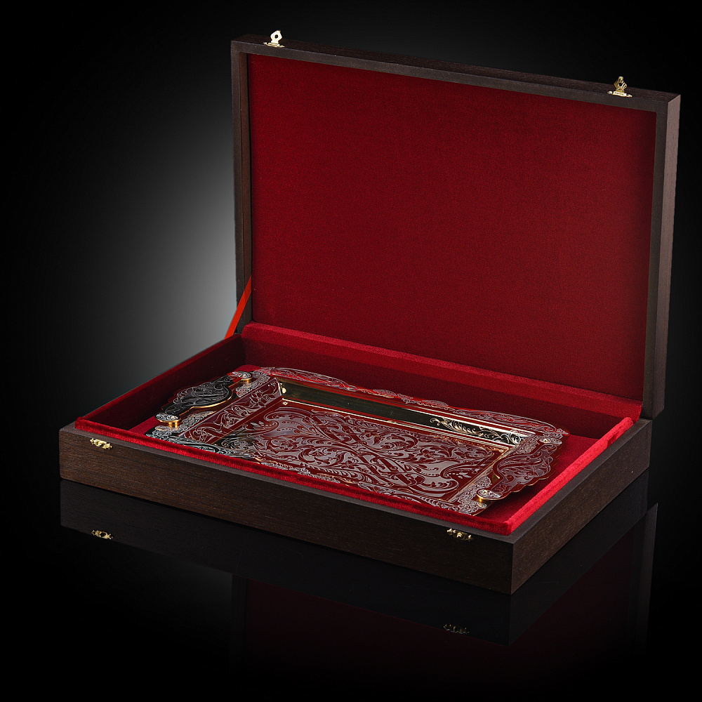 Блюдо «Орнамент». Златоуст - интернет магазин Русь Велика я фото 4