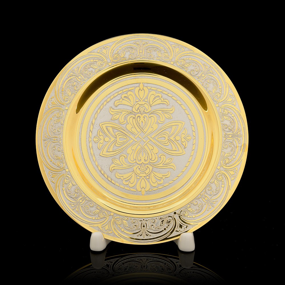 Чайный набор с подстаканником «Малахит». Златоуст - интернет магазин Русь Велика я фото 4