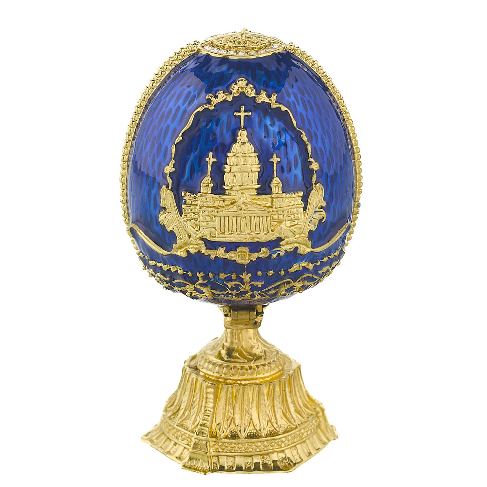 Пасхальное яйцо-шкатулка «Московское». Традиции Фаберже - интернет магазин Русь Велика я 