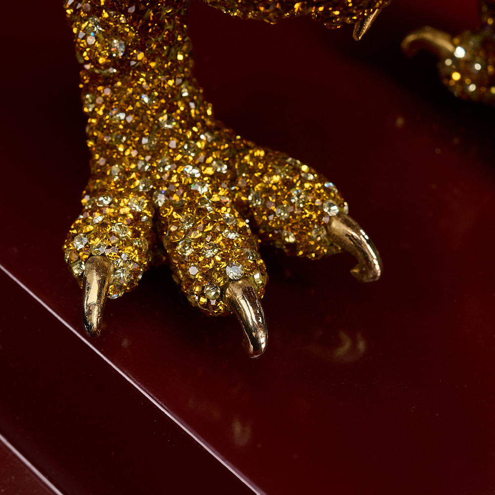 Скульптура с хрустальными стразами «Дракон» - интернет магазин Русь Велика я фото 7