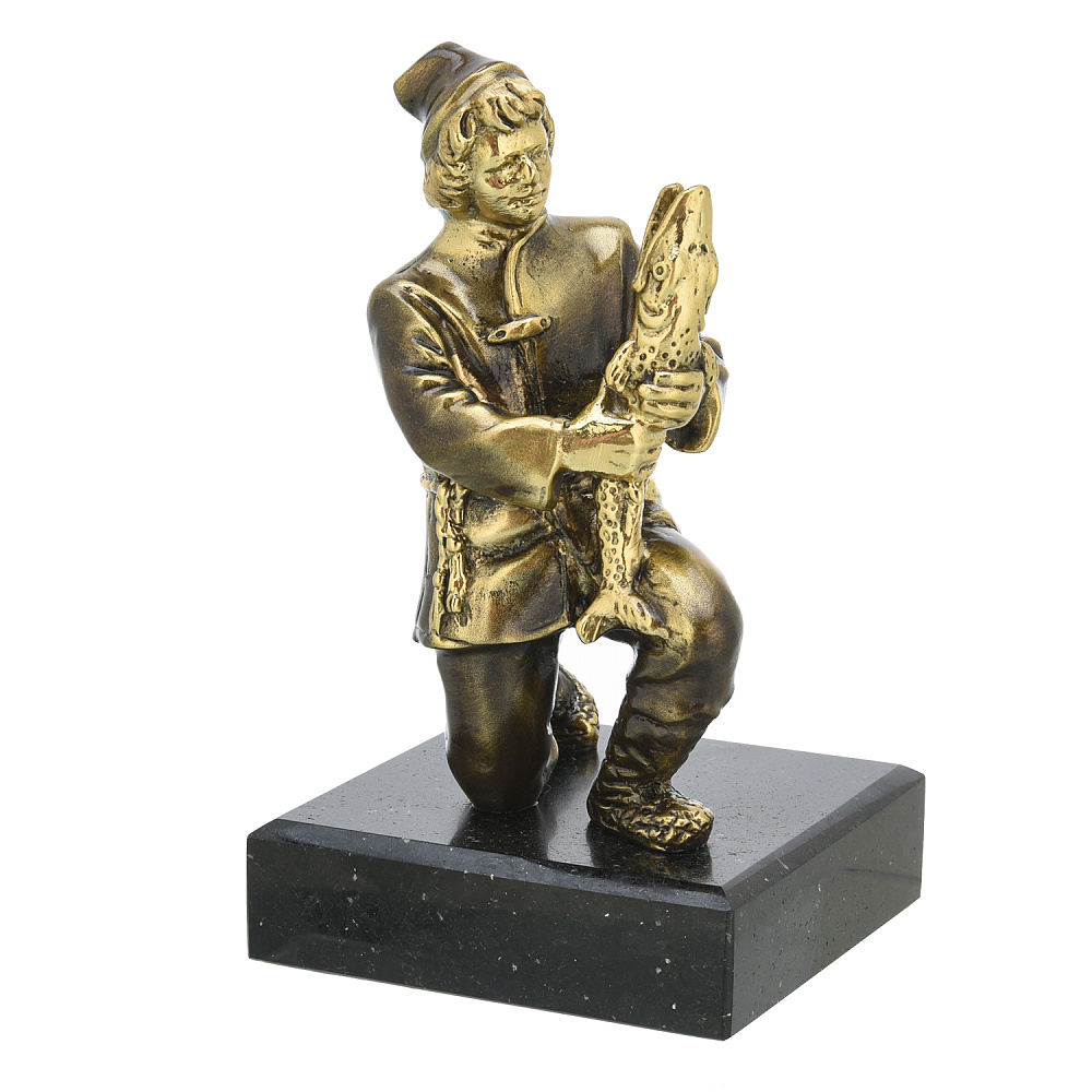 Бронзовая статуэтка «Емеля» - интернет магазин Русь Велика я 