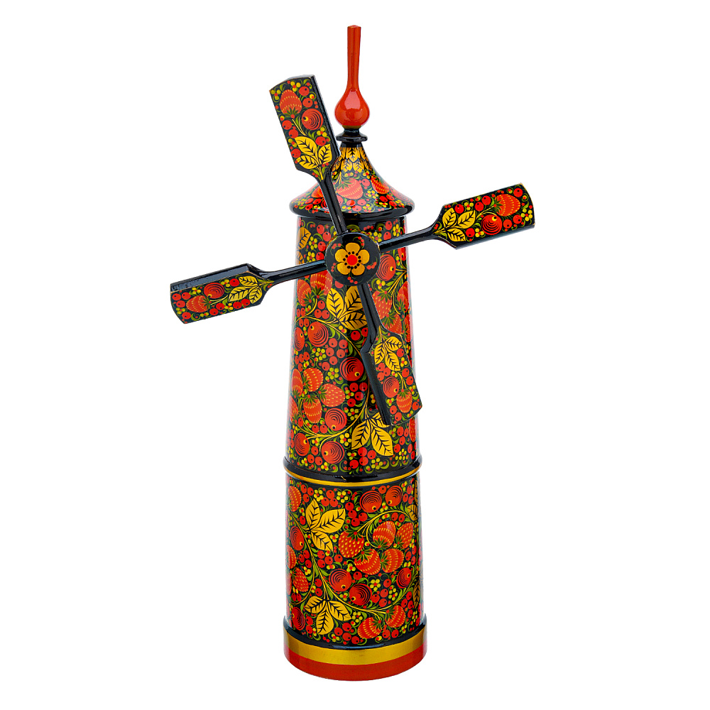 Питейный набор на 6 персон «Мельница». Хохлома - интернет магазин Русь Велика я фото 2