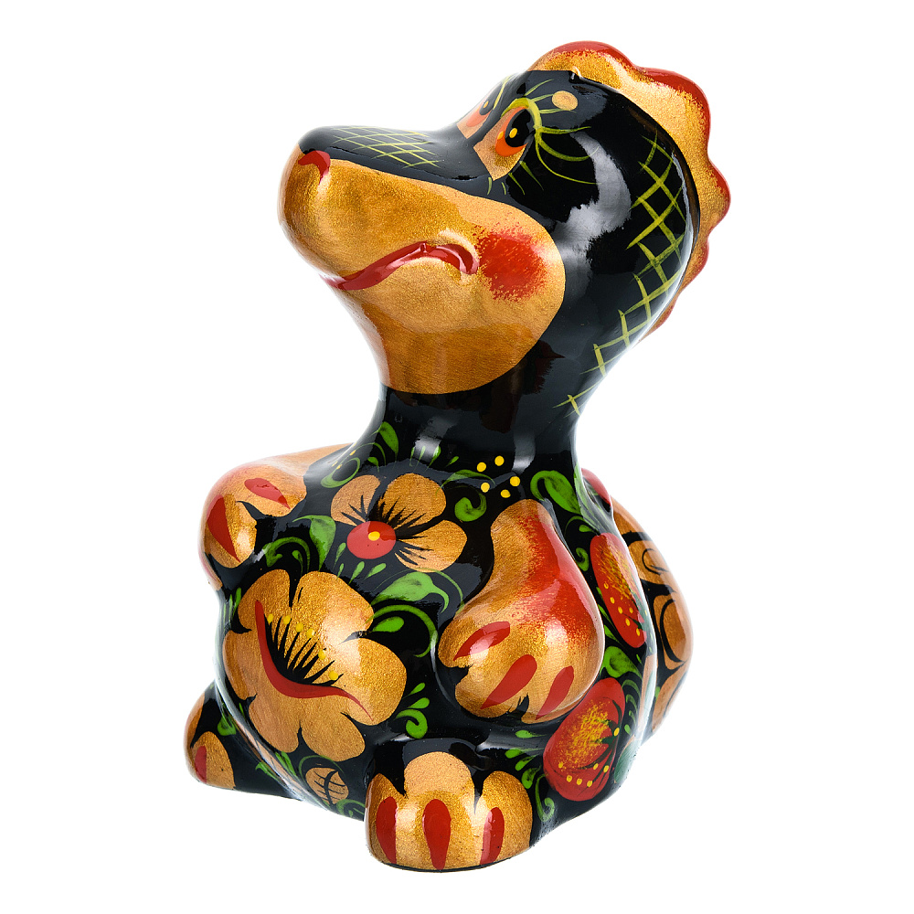 Фарфоровая статуэтка «Дракон улыбчивый». Хохлома - интернет магазин Русь Велика я 