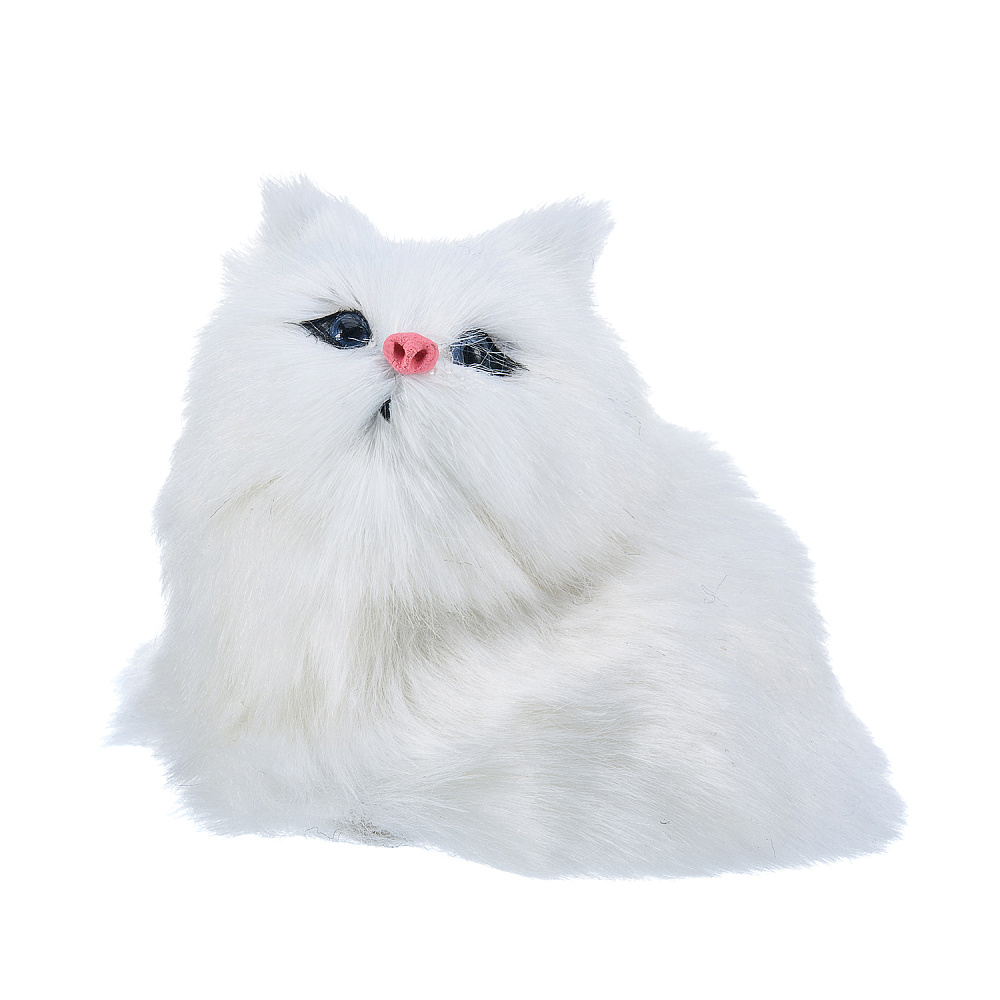 Игрушка из меха «Пушистая кошка» - интернет магазин Русь Велика я 