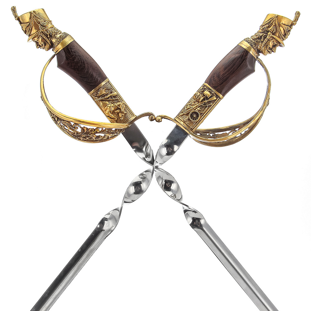 Набор шашлычных шампуров «Гусар» - интернет магазин Русь Велика я фото 1