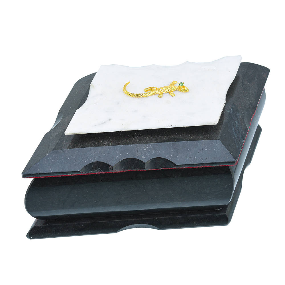 Шкатулка из натурального камня «Ромб» - интернет магазин Русь Велика я 