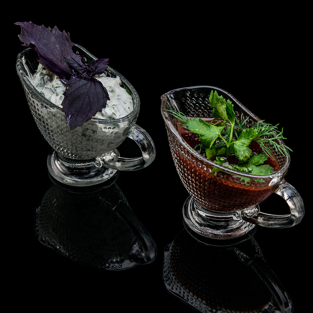 Набор из двух стеклянных соусников «VENICE» 170 мл - интернет магазин Русь Велика я фото 2