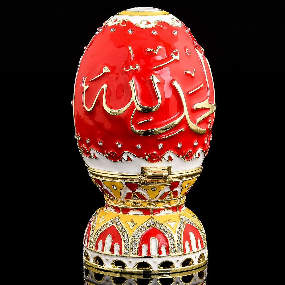 Шкатулка «Альхамдулиллах» с куполом. Традиции Фаберже - интернет магазин Русь Велика я 
