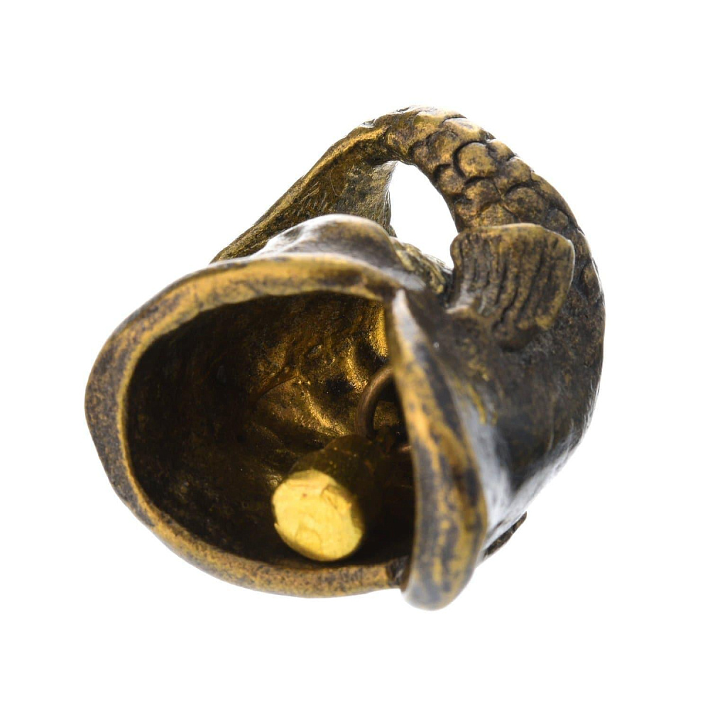 Колокольчик бронзовый «Голодная рыба» - интернет магазин Русь Велика я фото 1