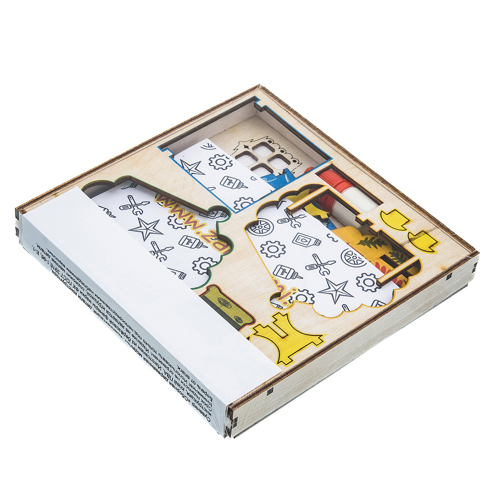 Детский деревянный конструктор «Избушка» - интернет магазин Русь Велика я фото 1