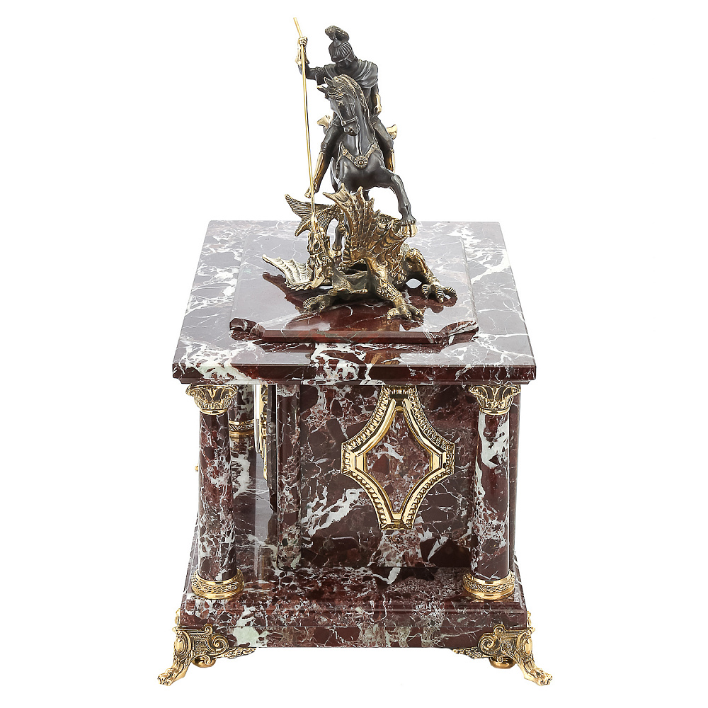 Сейф с часами «Георгий Победоносец» - интернет магазин Русь Велика я фото 4