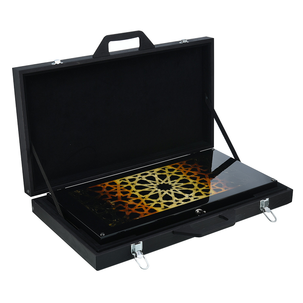 Нарды янтарные «Арабская ночь» 60х30 см - интернет магазин Русь Велика я фото 1