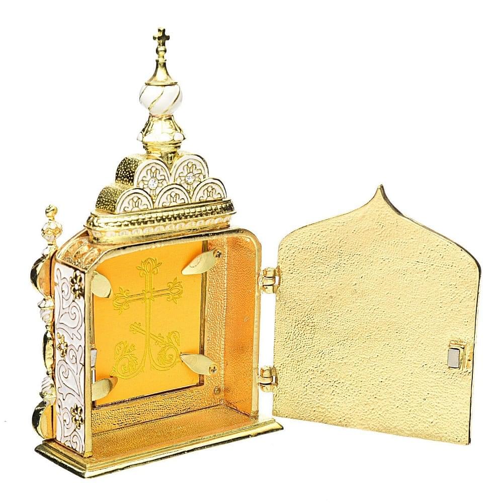 Киот малый «Господь Вседержитель». Традиции Фаберже 8 х 13 см - интернет магазин Русь Велика я фото 3