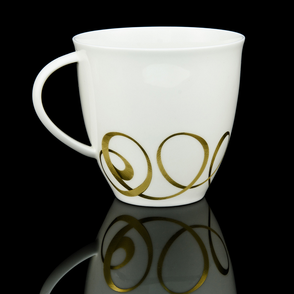 Чайная пара 250 мл «Колечки». Форма «Оливия». ИФЗ - интернет магазин Русь Велика я фото 4