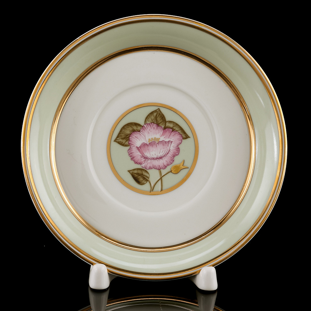 Чайная пара 220 мл «Нефритовая». Форма Гербовая. ИФЗ - интернет магазин Русь Велика я фото 3