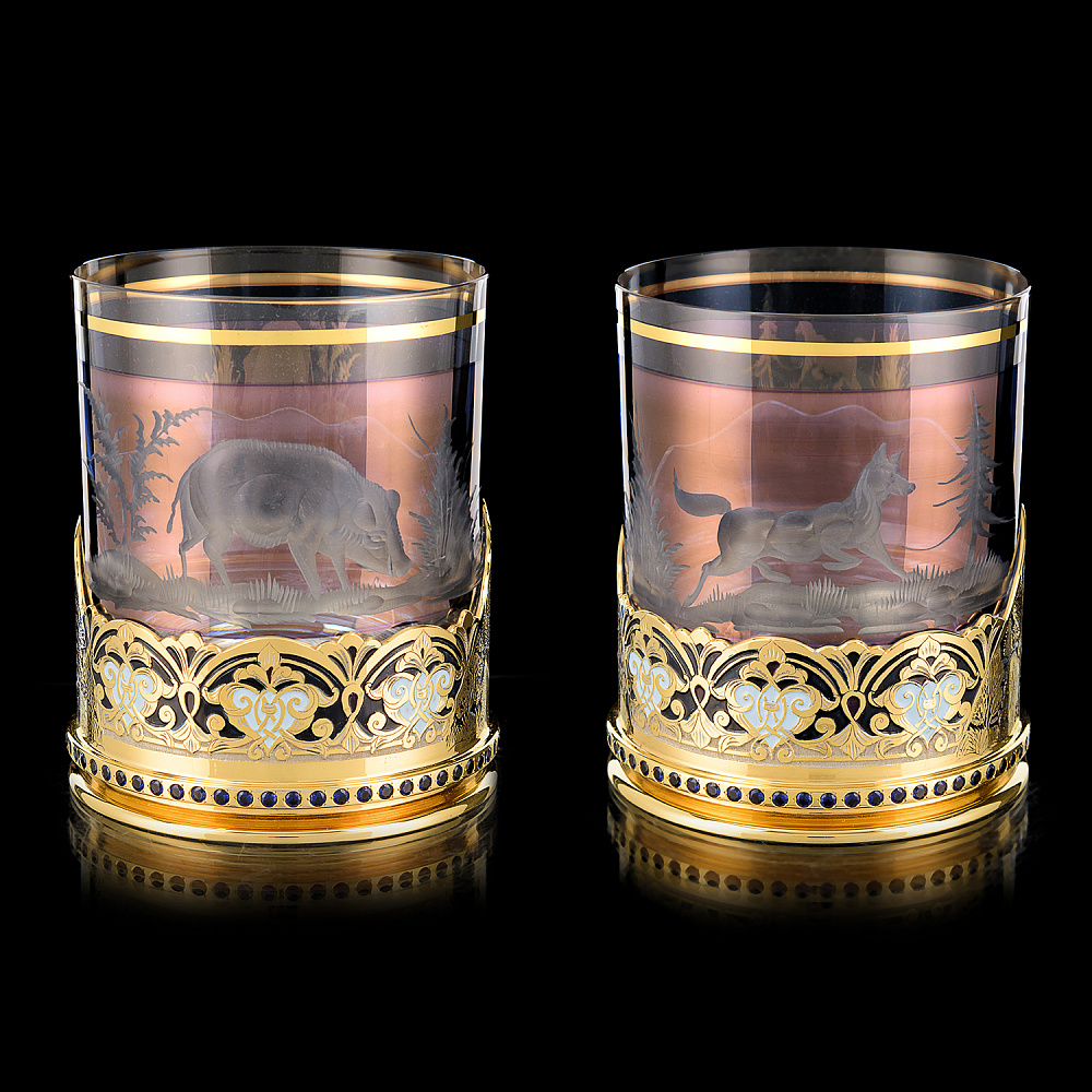 Питейный набор для виски на 6 персон. Златоуст - интернет магазин Русь Велика я фото 5