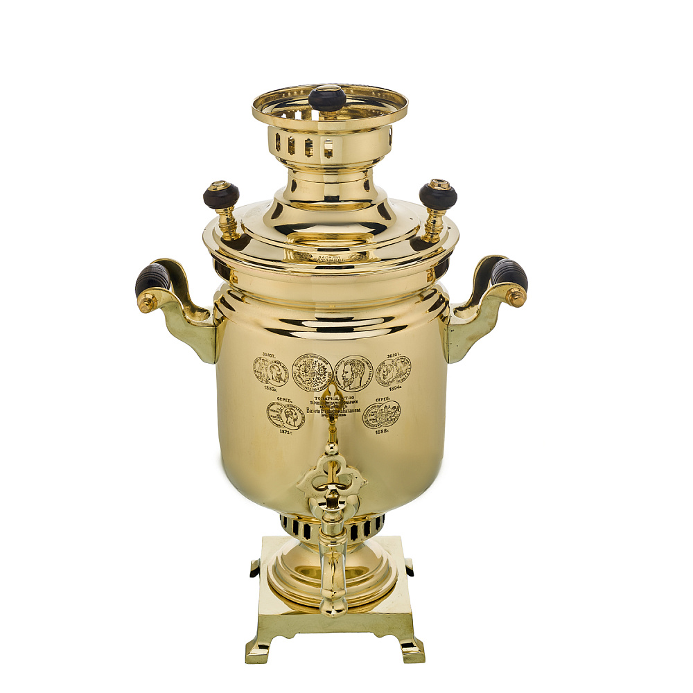 Самовар жаровой 3 л медальный. Клейма Баташева - интернет магазин Русь Велика я фото 1
