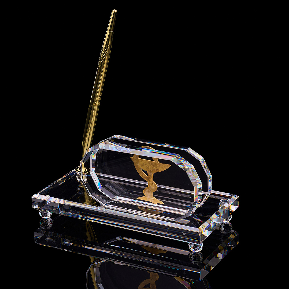 Настольный набор из хрусталя «Медицина» Asfour Crystal - интернет магазин Русь Велика я фото 3