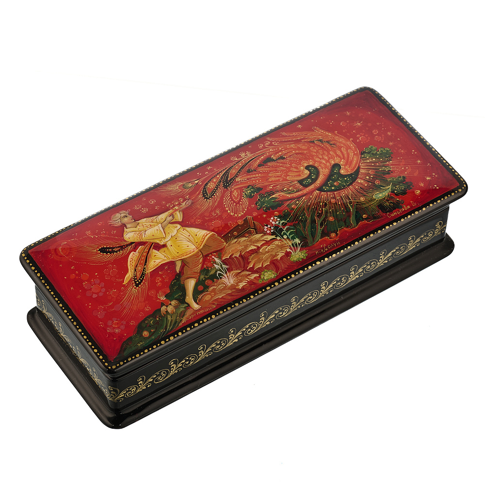 Шкатулка с художественной росписью «Жар-птица» - интернет магазин Русь Велика я фото 1