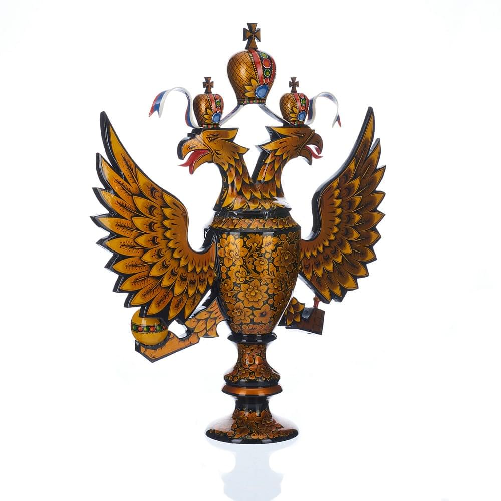 Кубок «Герб России» Хохлома - интернет магазин Русь Велика я фото 6