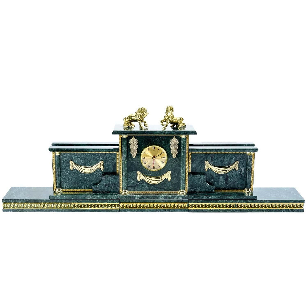 Настольный письменный набор «Престиж» из мрамора и бронзы - интернет магазин Русь Велика я фото 2