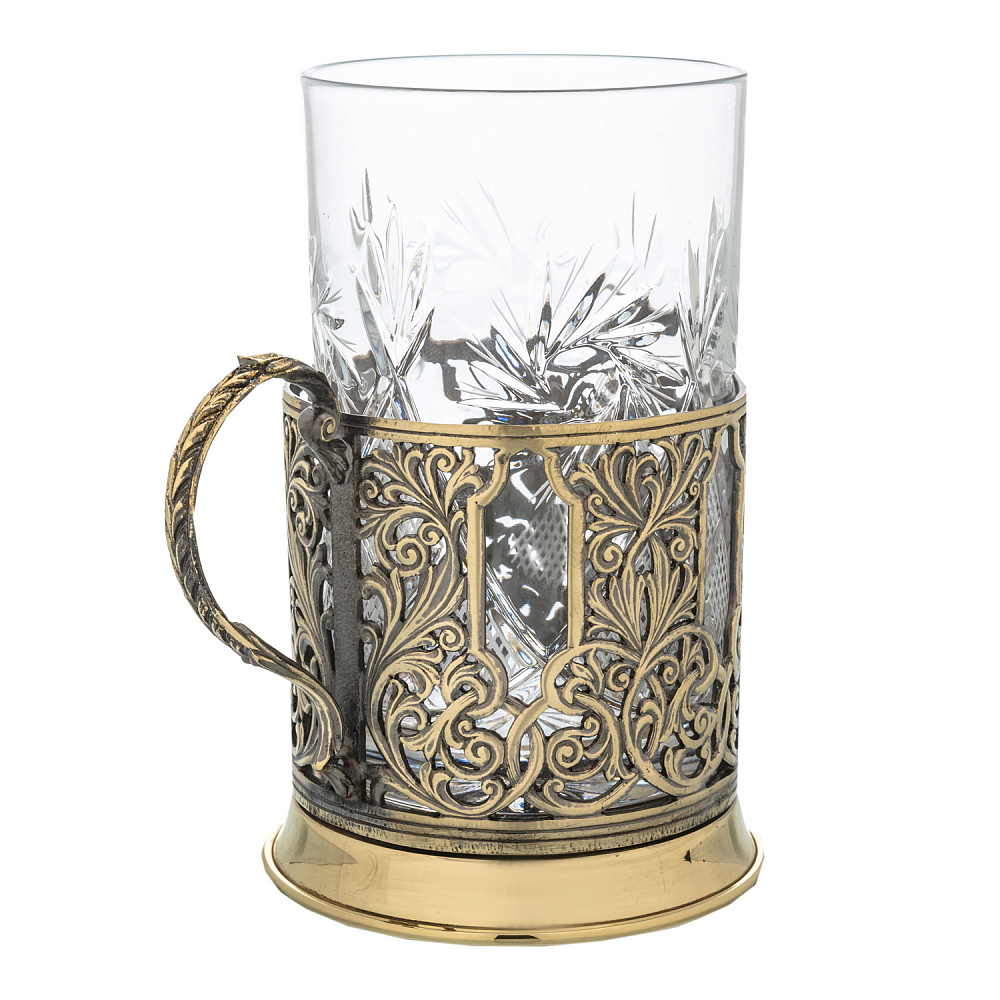 Подстаканник латунный «Герб РФ» - интернет магазин Русь Велика я фото 2