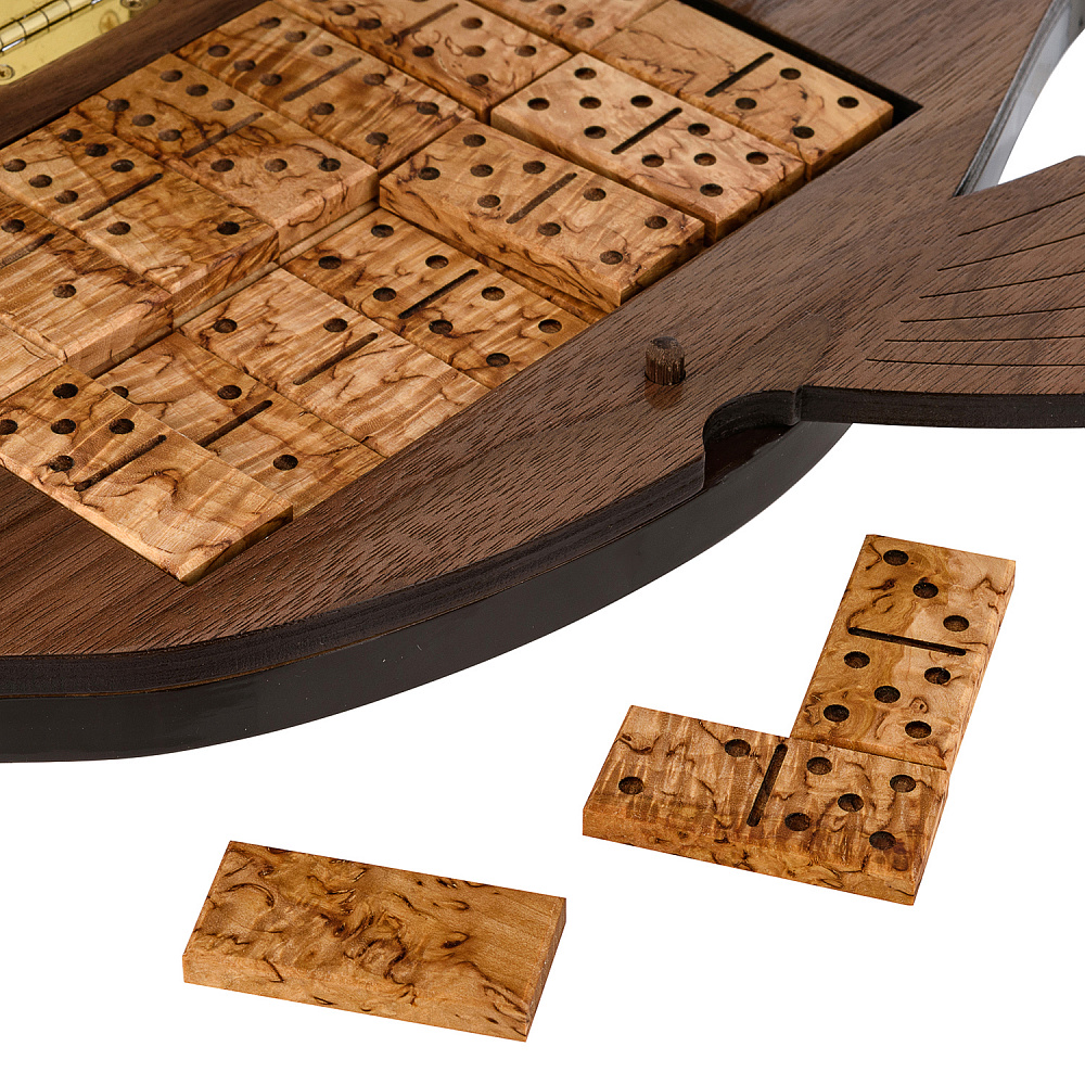 Домино из карельской березы «Лещ» - интернет магазин Русь Велика я фото 4