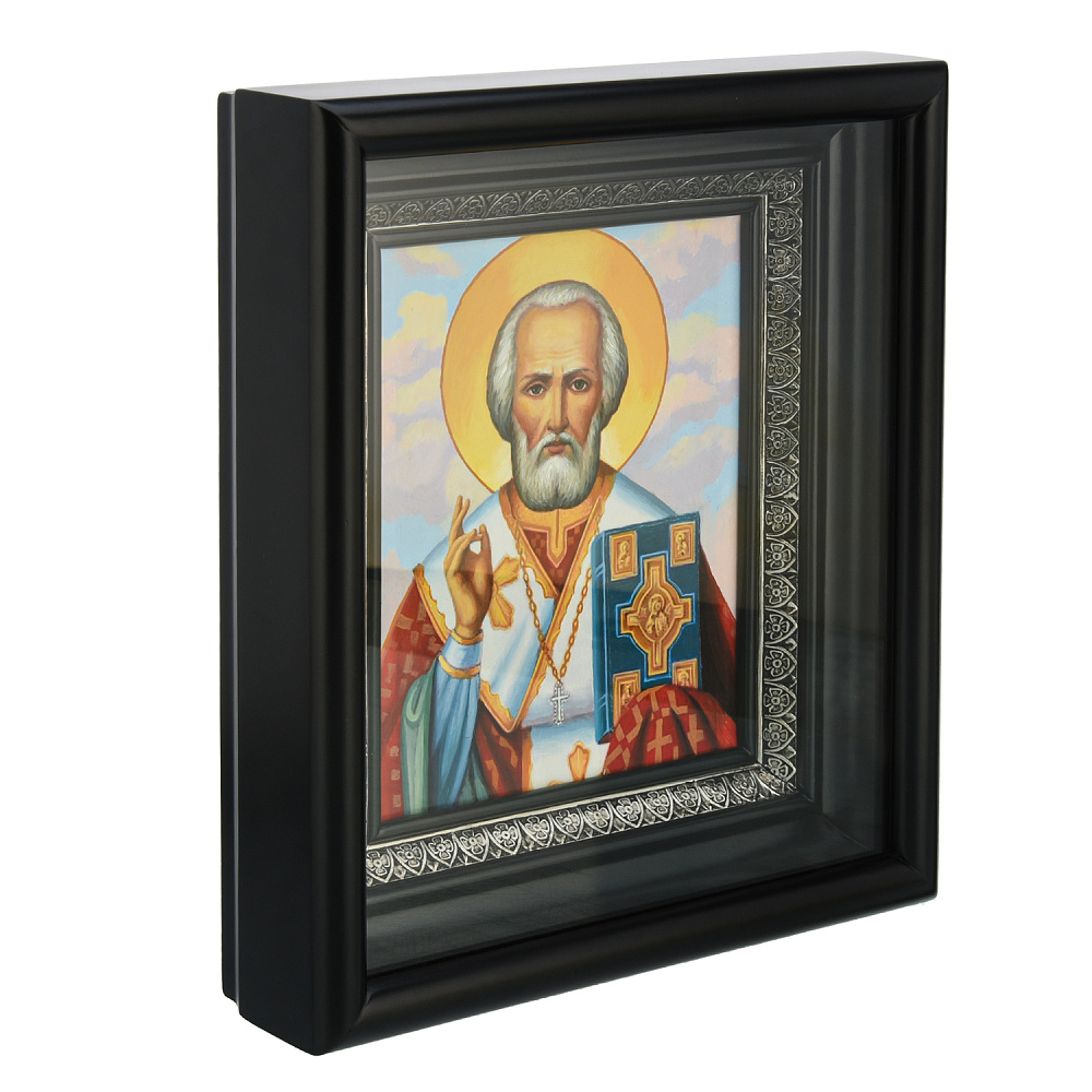 Икона «Николай Чудотворец» 29х26 см - интернет магазин Русь Велика я фото 3
