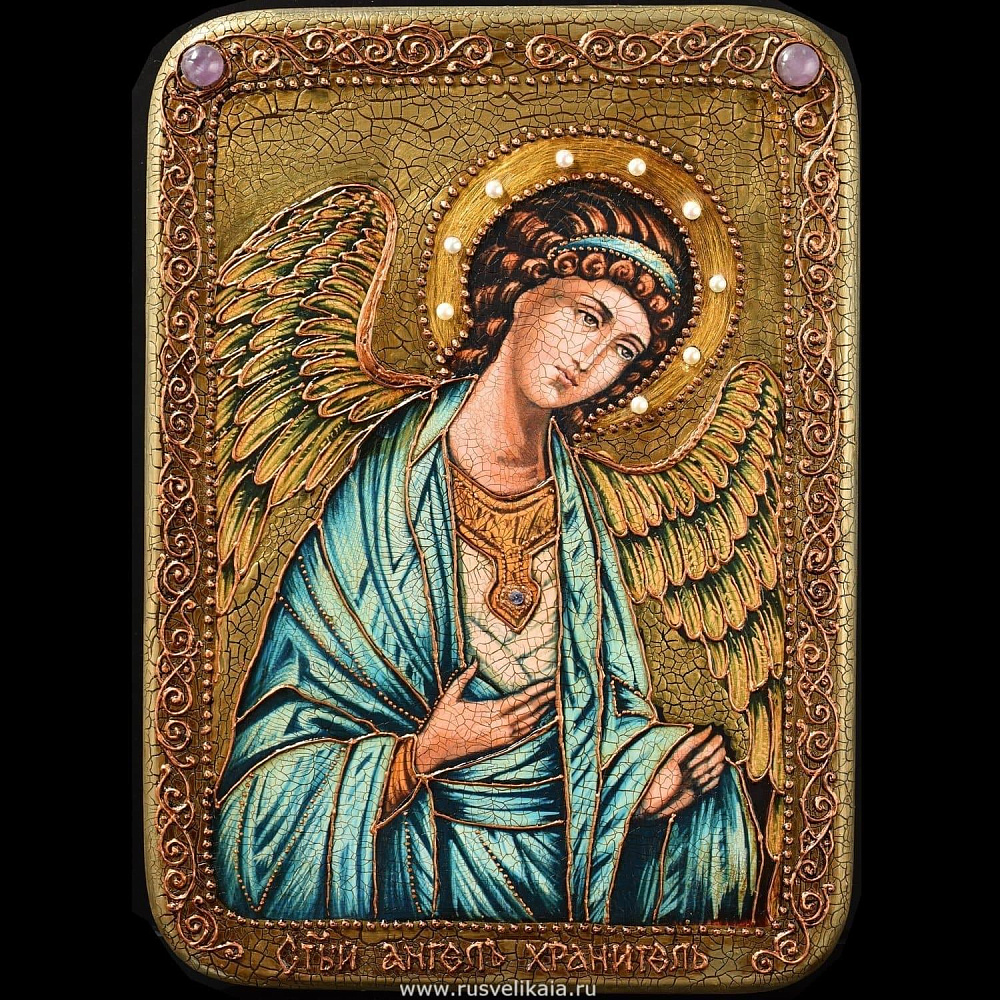 Икона «Ангел-хранитель» 21 х 29 см - интернет магазин Русь Велика я 