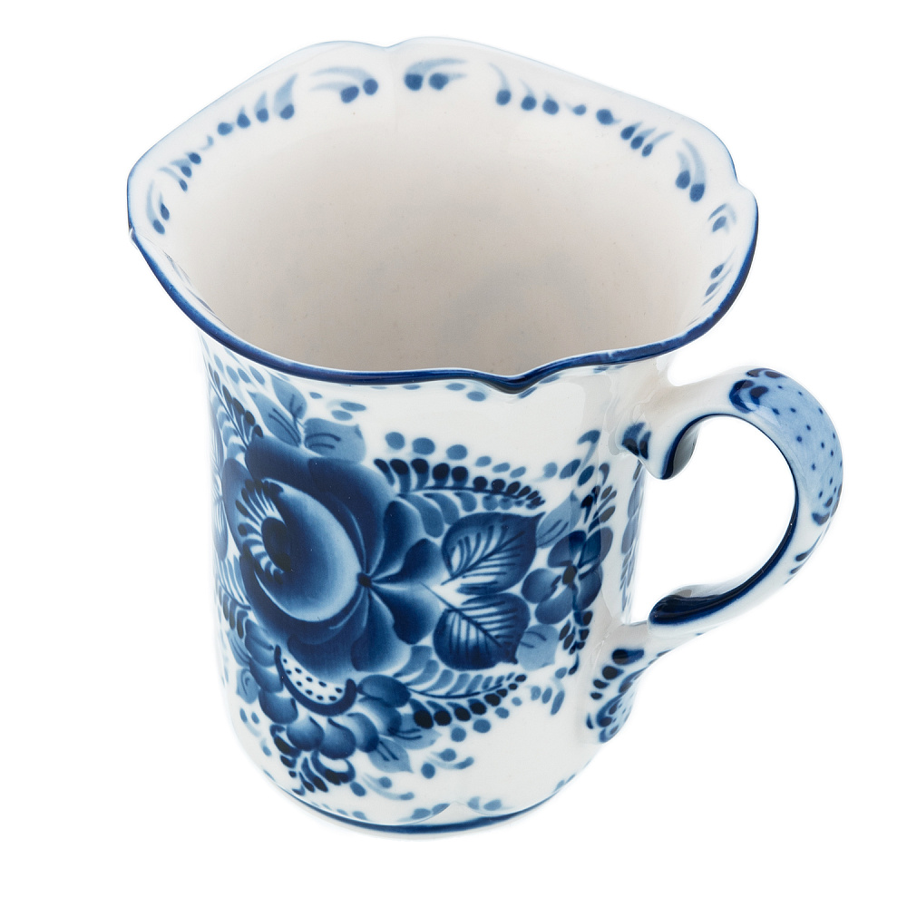 Чайный бокал «Колокольчик». Гжель - интернет магазин Русь Велика я фото 4