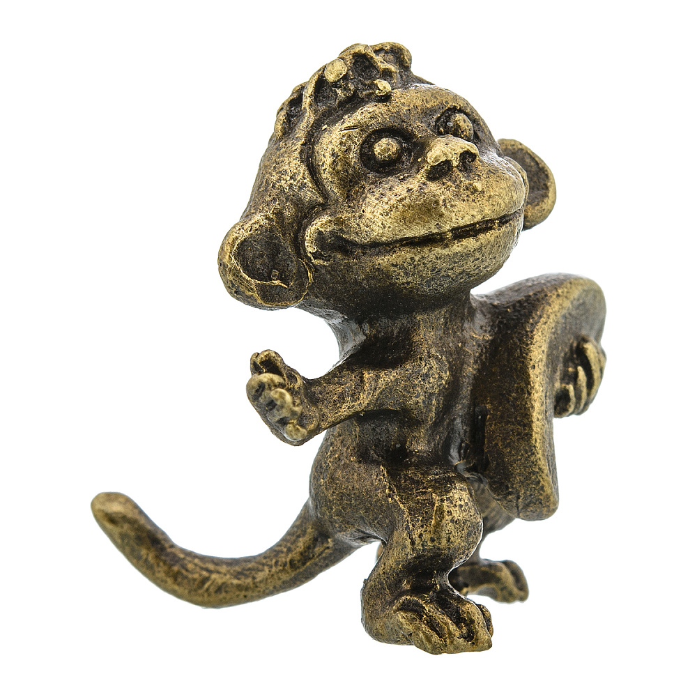 Бронзовая статуэтка «Обезьянка» - интернет магазин Русь Велика я фото 1