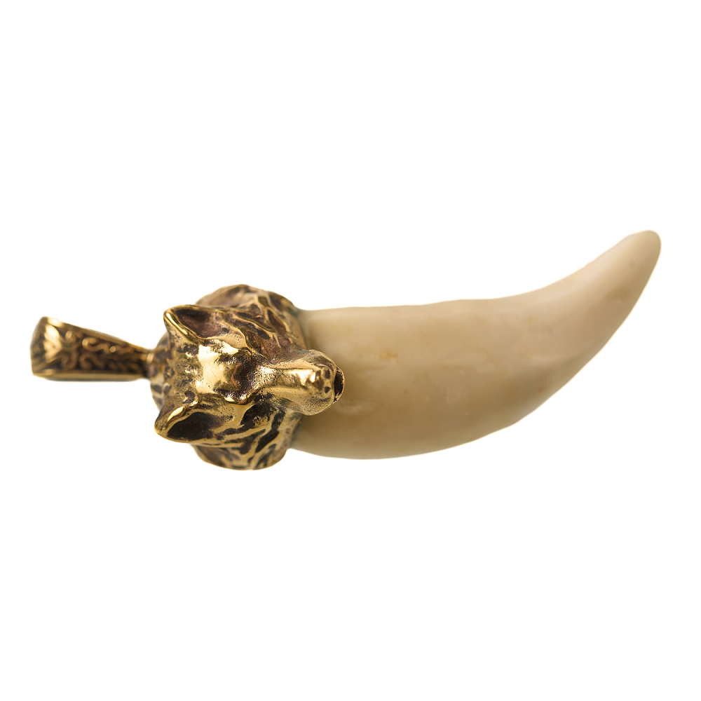 Кулон-амулет из кости «Клык волка» - интернет магазин Русь Велика я фото 2