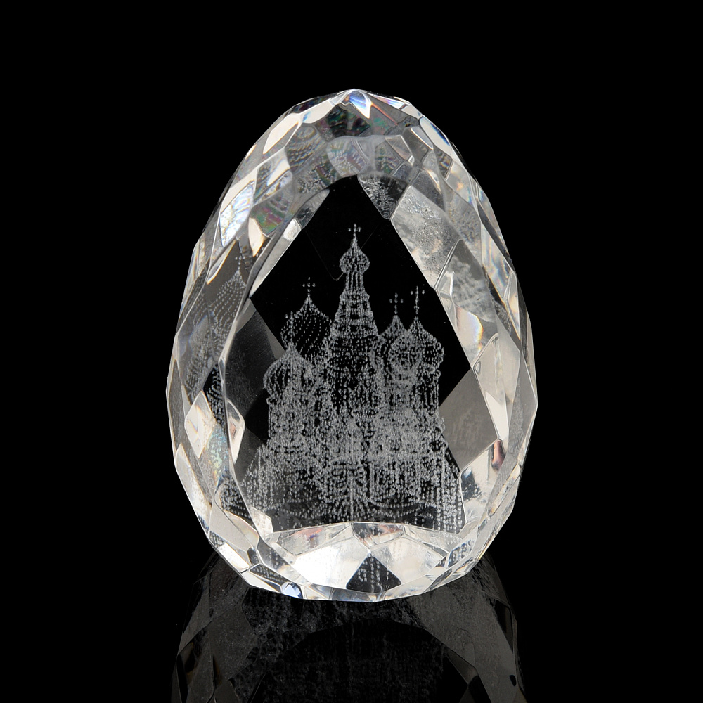 Лазерная графика. Яйцо «Храм Василия Блаженного» - интернет магазин Русь Велика я 