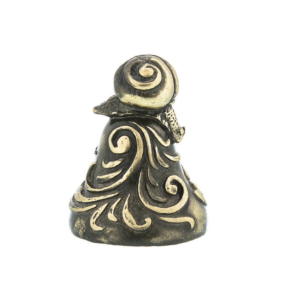 Бронзовый колокольчик «Улитка» - интернет магазин Русь Велика я 