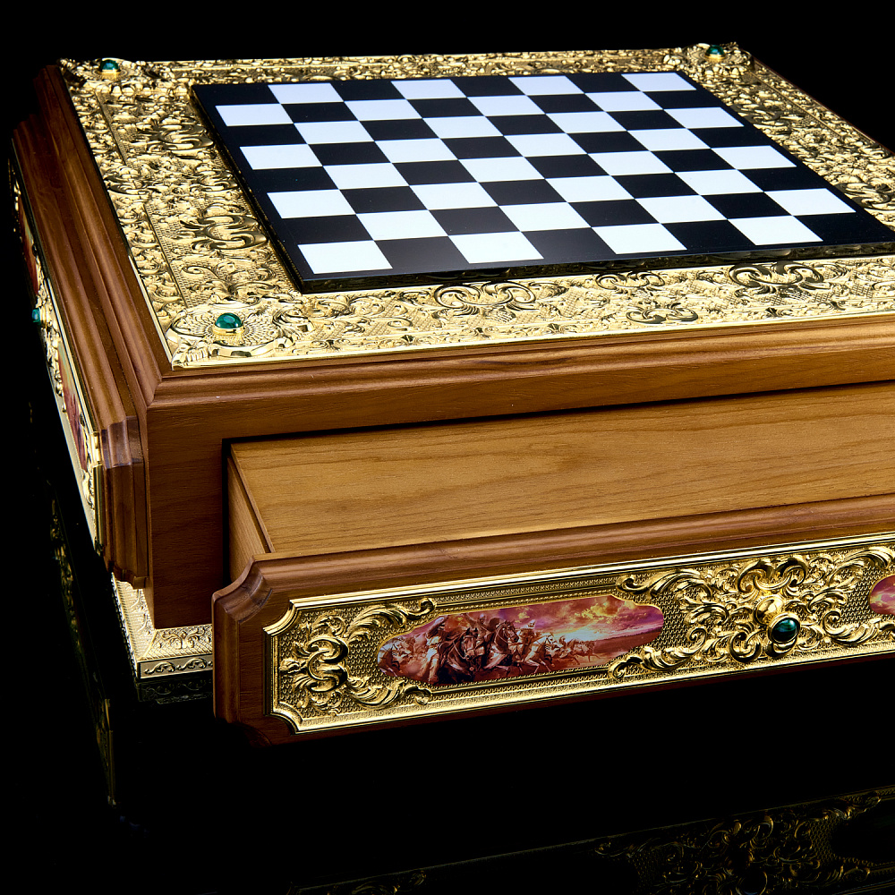 Шахматы из натурального камня «Баталия» Златоуст - интернет магазин Русь Велика я фото 12