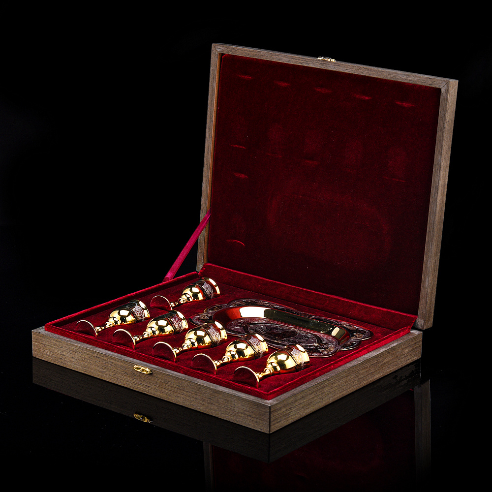 Питейный набор на 6 персон «Лев». Златоуст - интернет магазин Русь Велика я фото 4