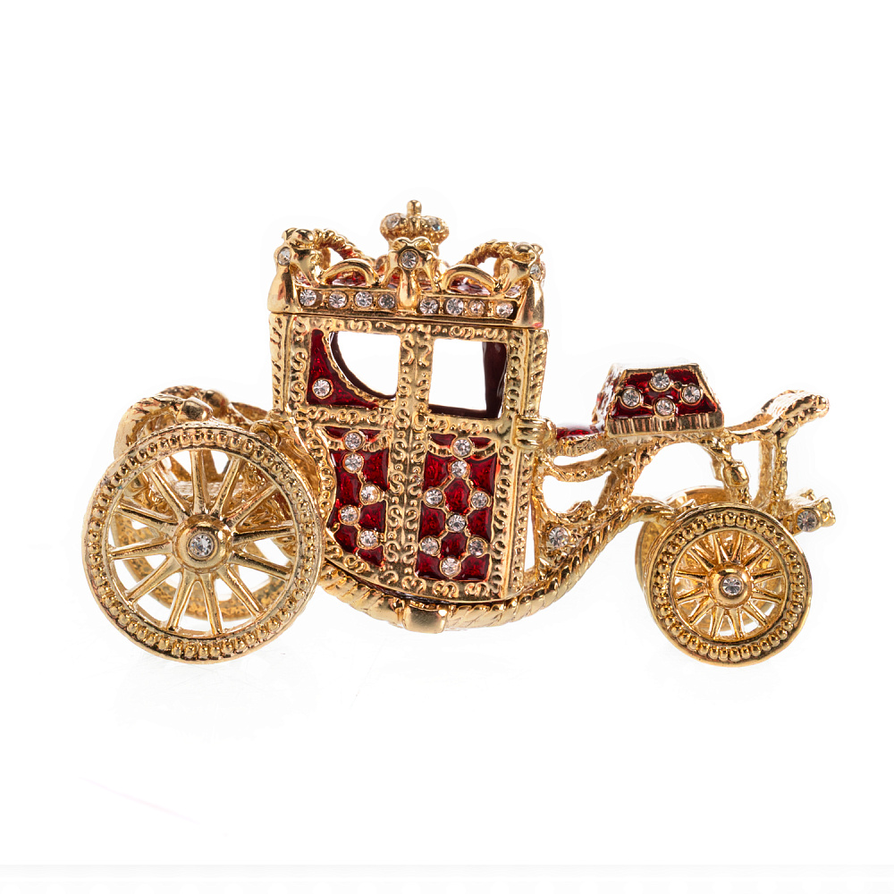 Шкатулка «Карета». Традиции Фаберже - интернет магазин Русь Велика я фото 1