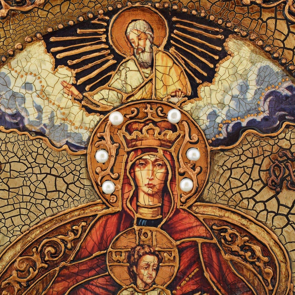 Икона Божье Матери «Державная» 15 х 20 см - интернет магазин Русь Велика я фото 3